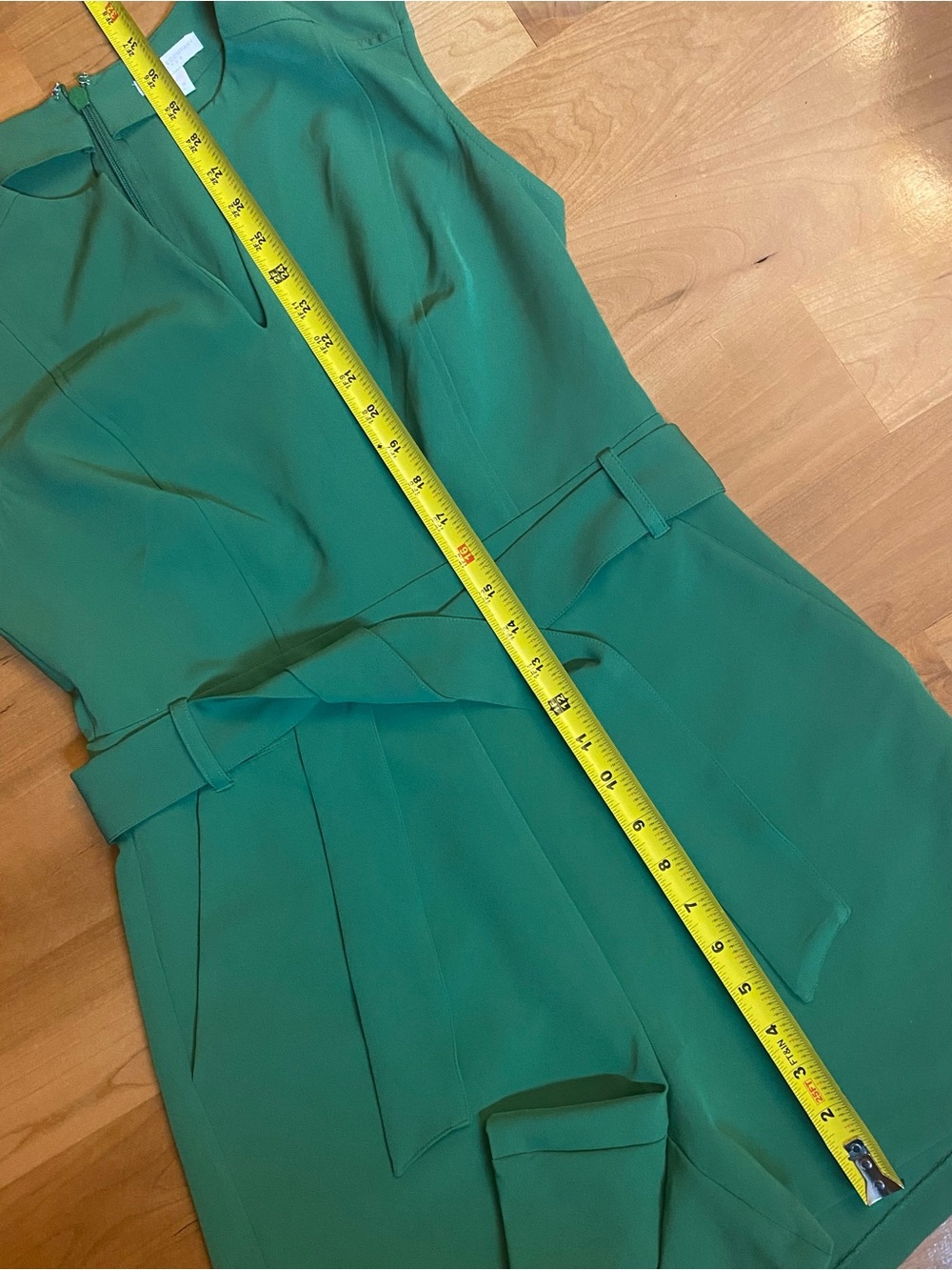New York & Company Green Romper - Picture 4 of 6